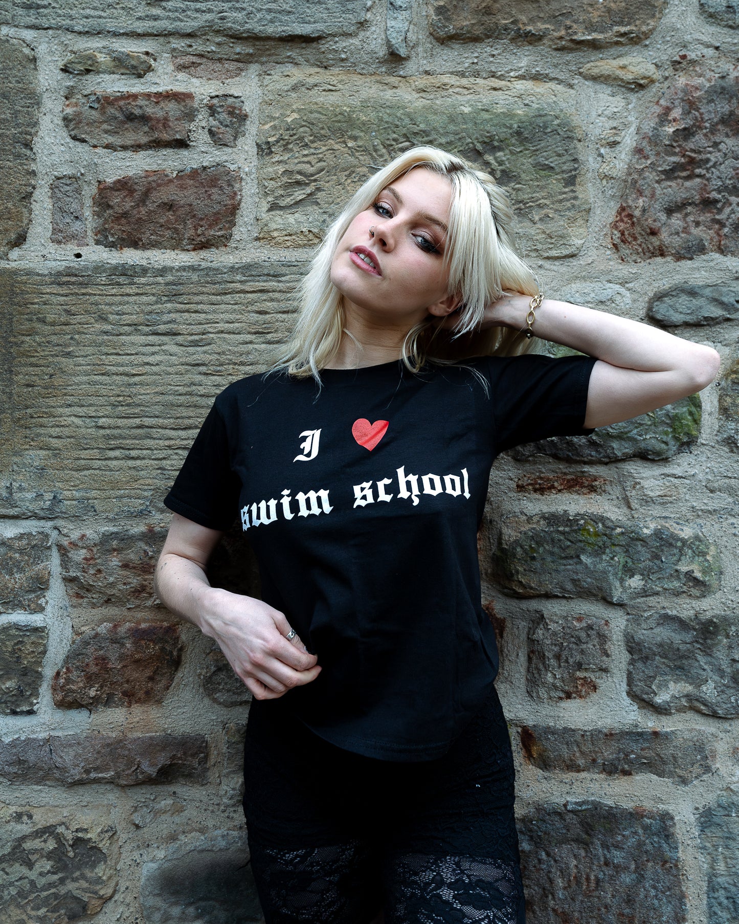 I ♥️ swim school Baby Tee